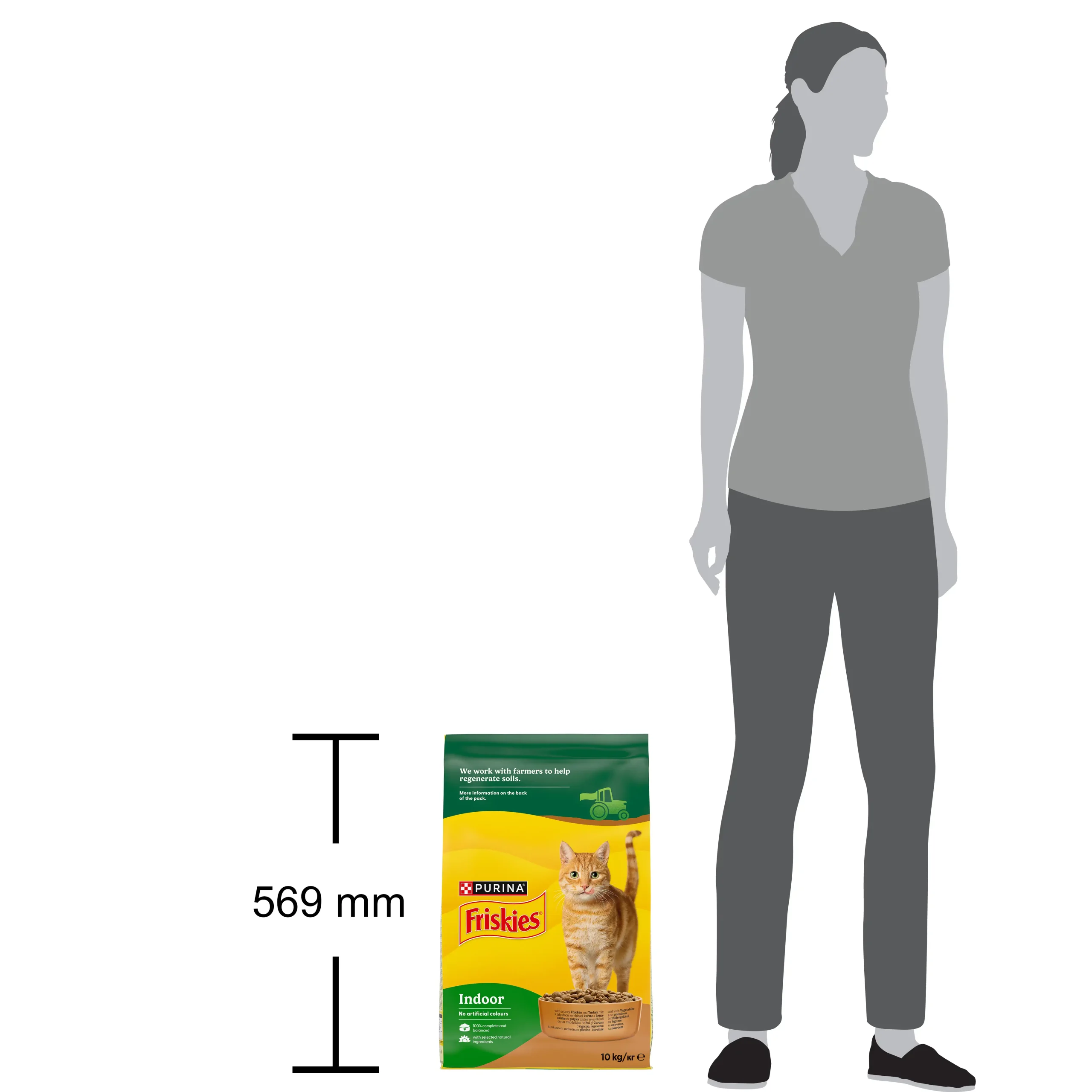 Purina Friskies Indoor cu Pui și Legume Pisici 10kg