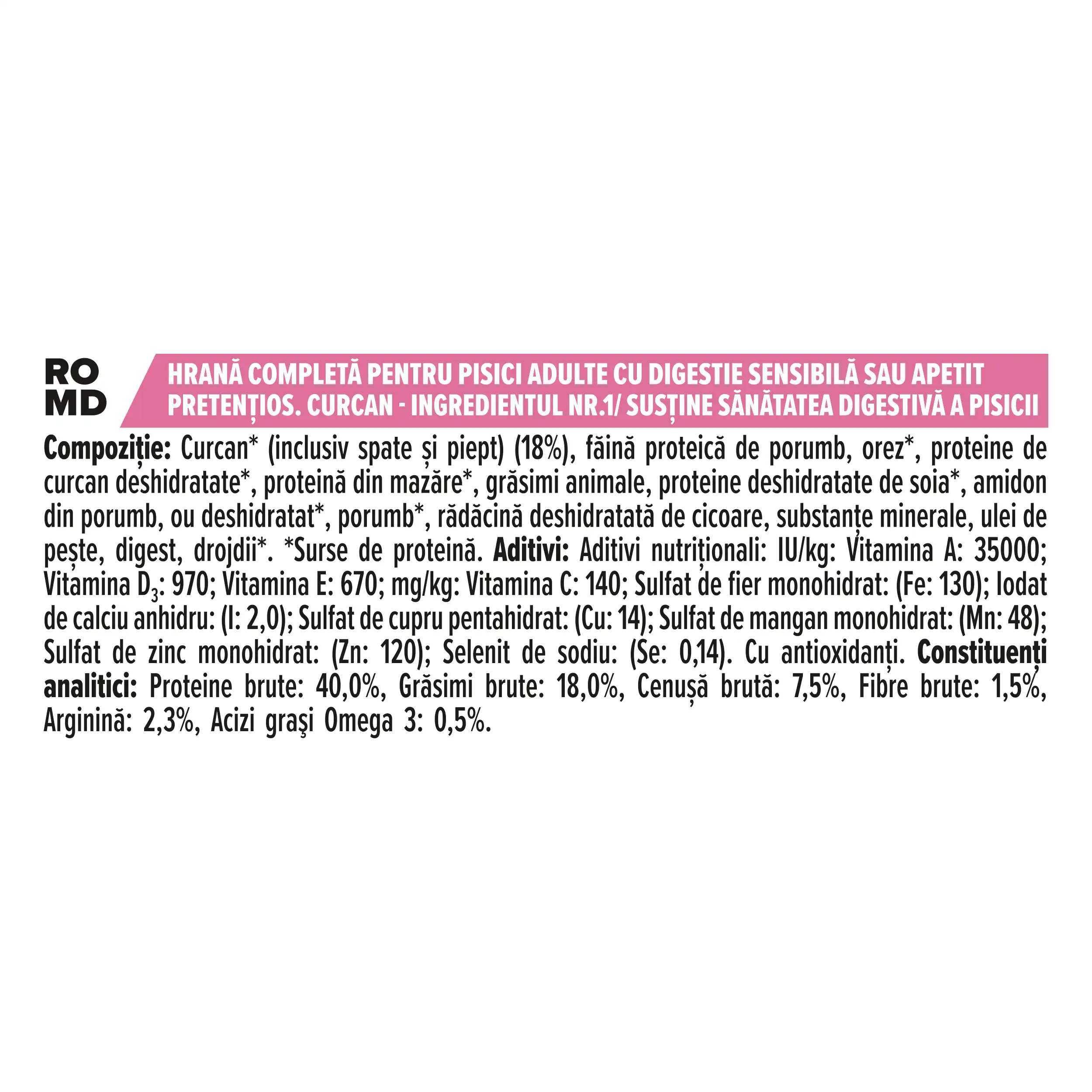 Purina Pro Plan Adult 1+ Delicate Digestion Curcan Pisici 1.5kg