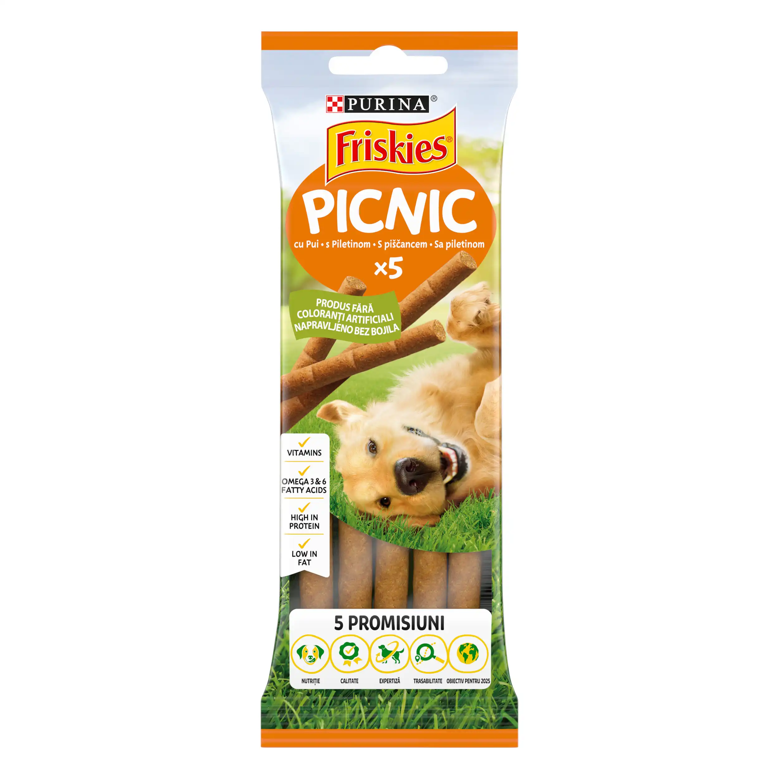 Purina Friskies Picnic cu Pui Câini 42g