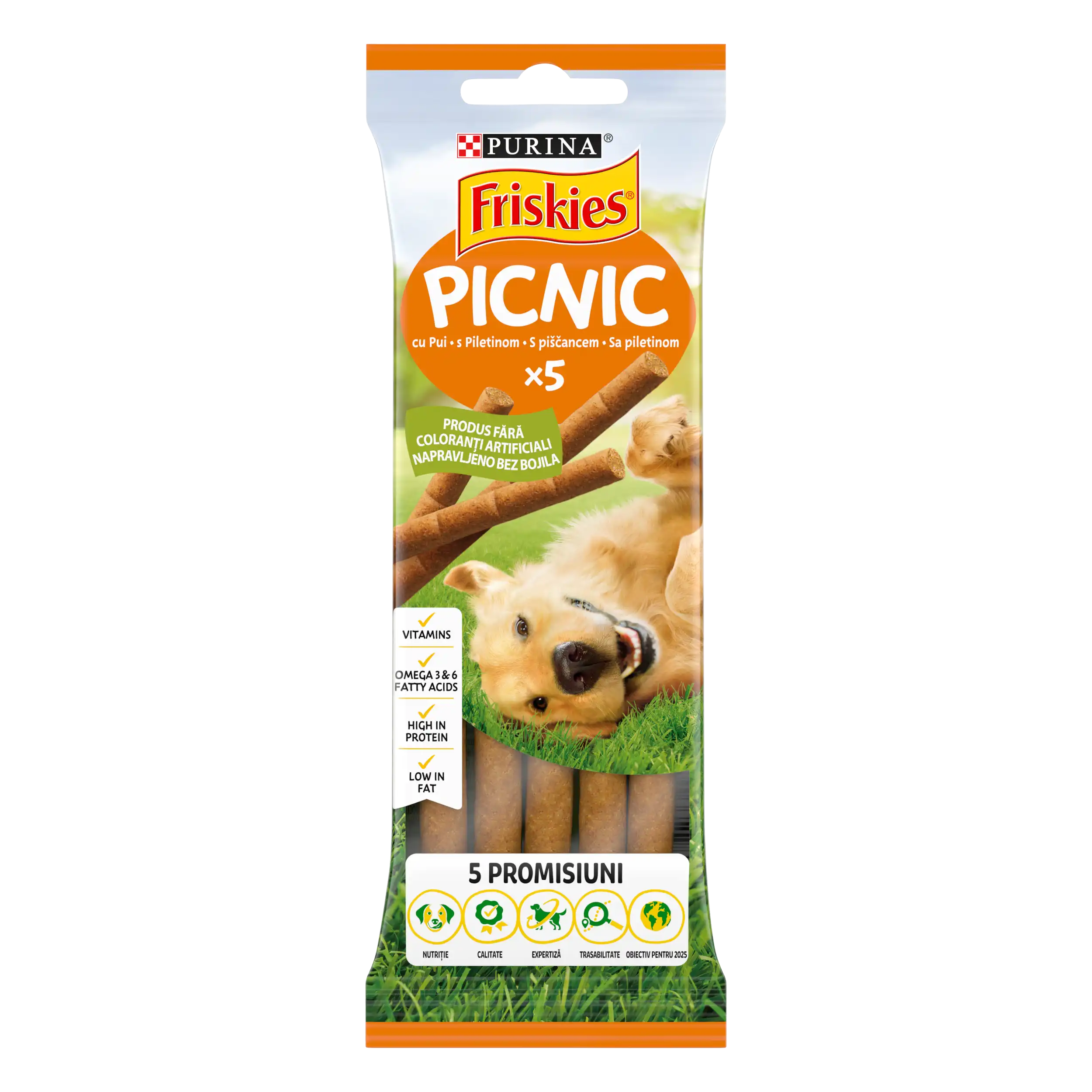 Purina Friskies Picnic cu Pui Câini 42g