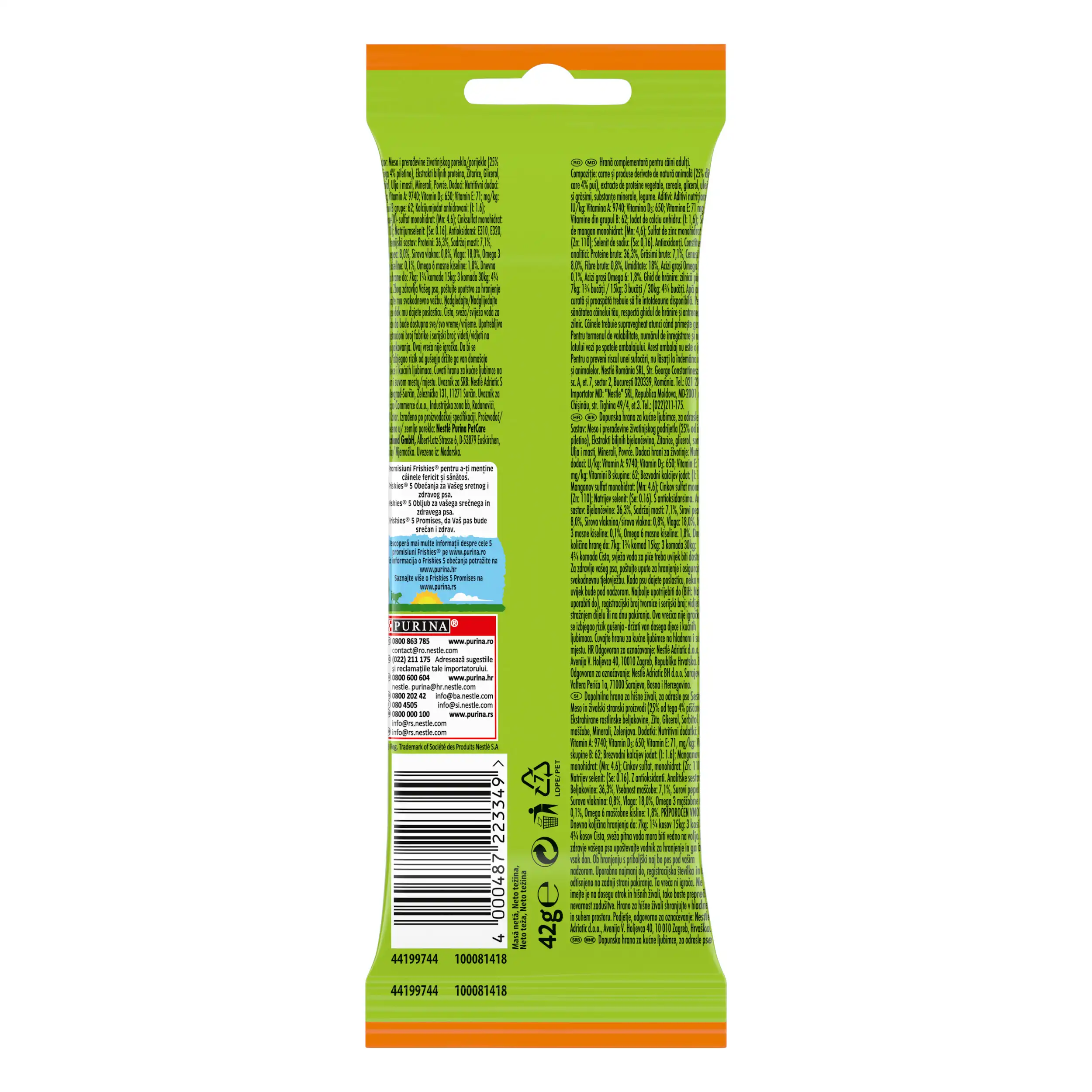 Purina Friskies Picnic cu Pui Câini 42g