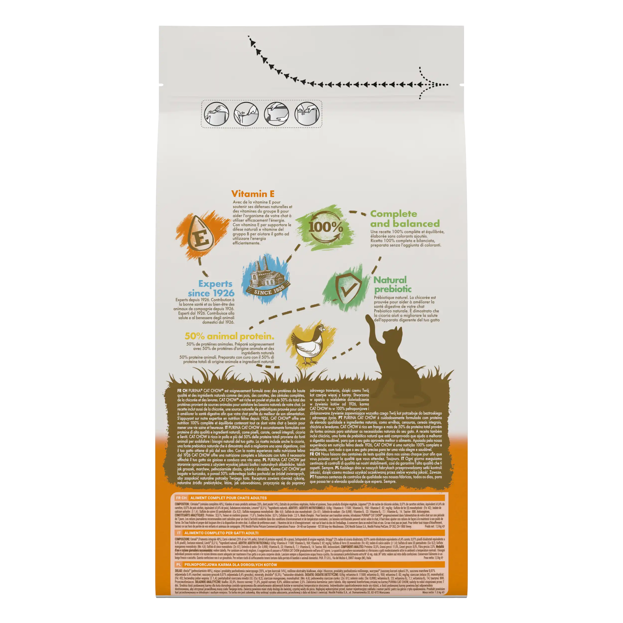 Purina Cat Chow Adult Pui Pisici 1.5kg