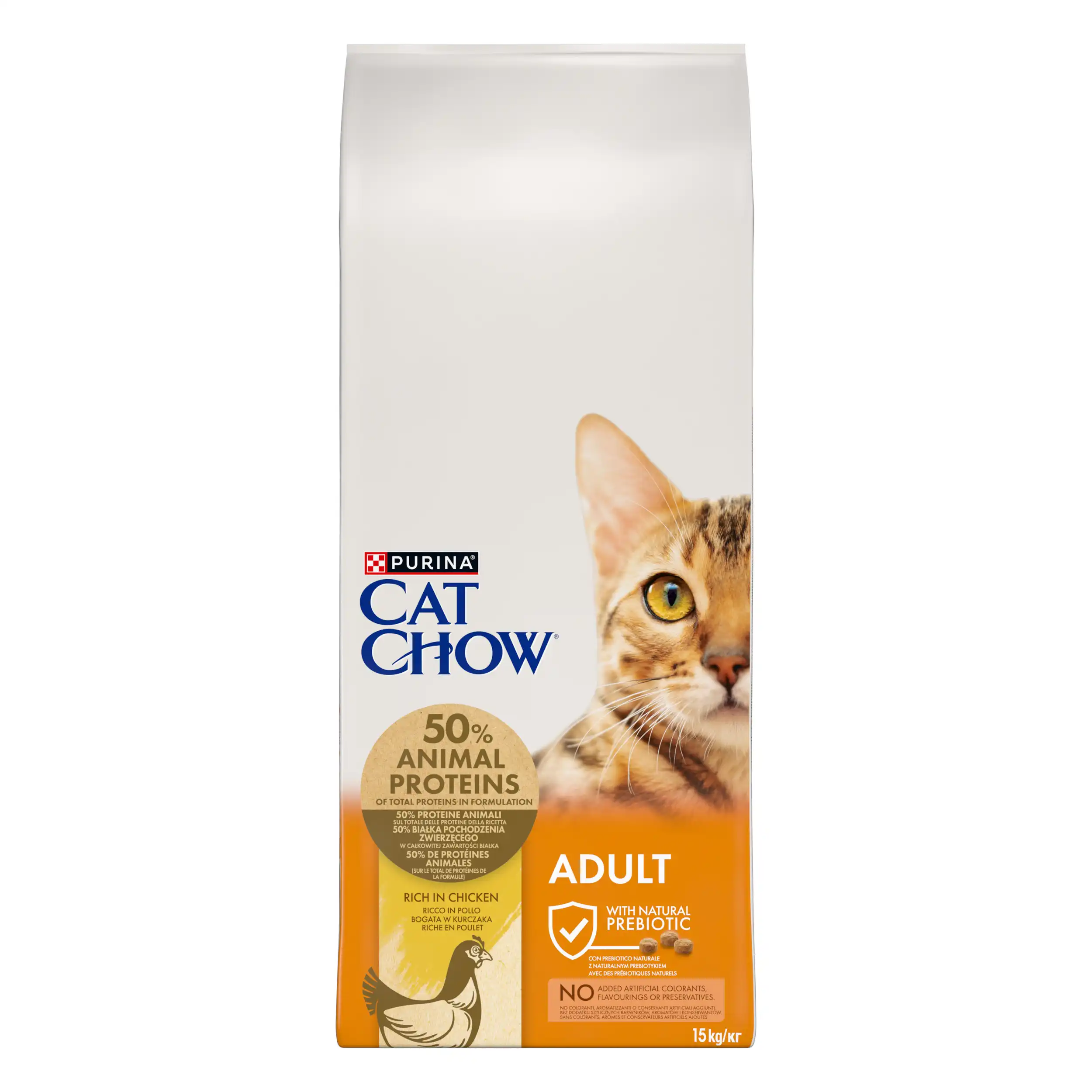 Purina Cat Chow Adult cu Pui Pisici 15kg