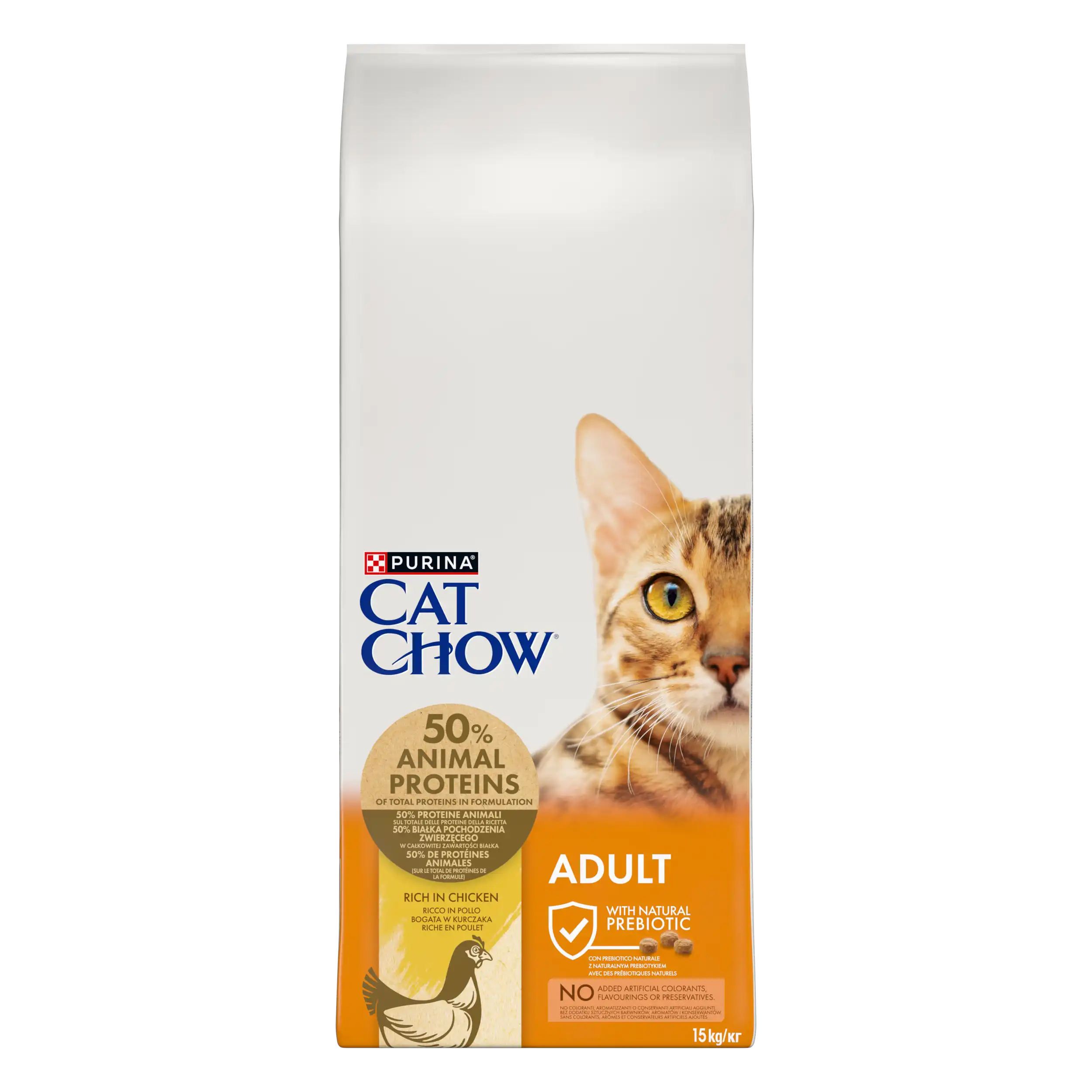 Purina Cat Chow Adult cu Pui Pisici 15kg