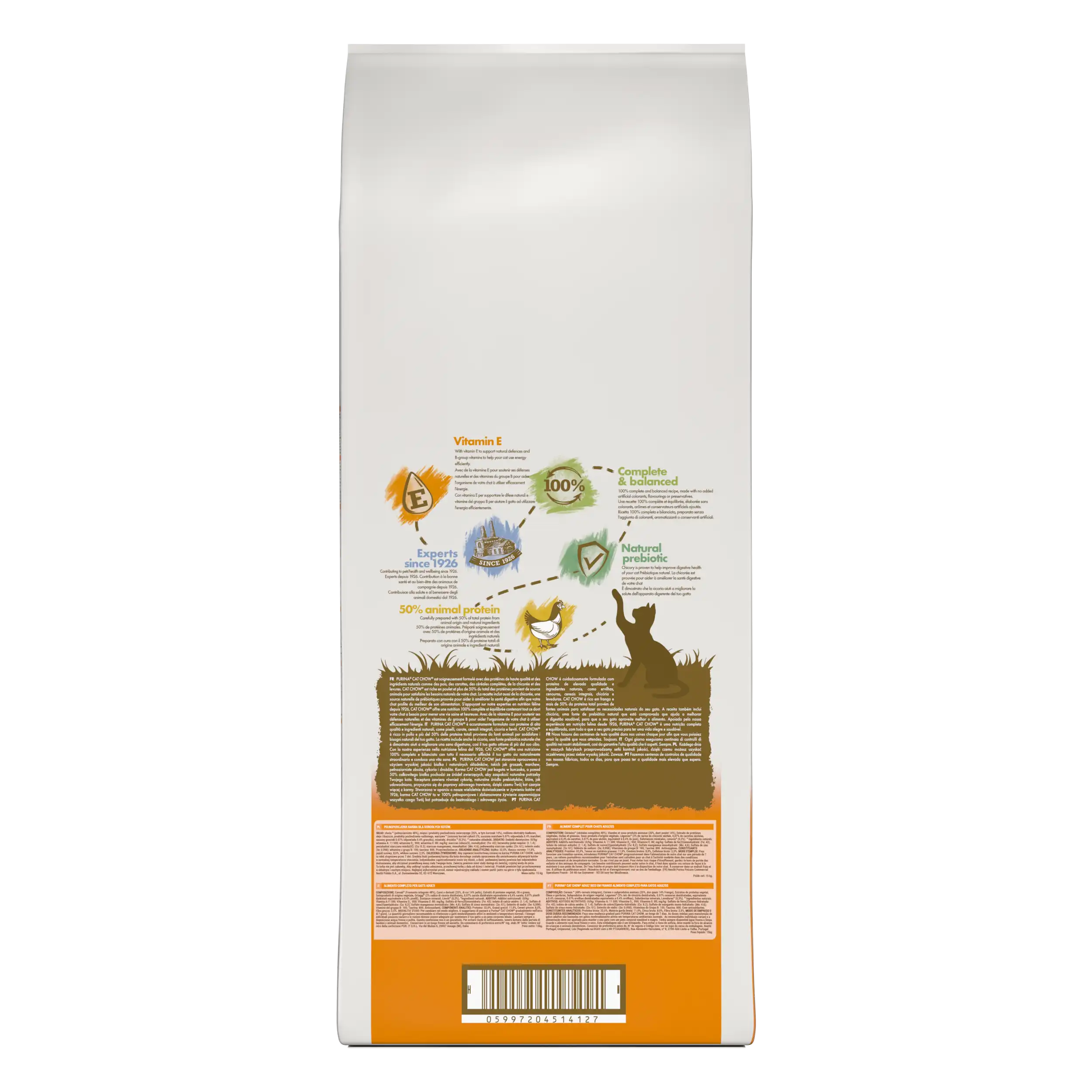 Purina Cat Chow Adult cu Pui Pisici 15kg