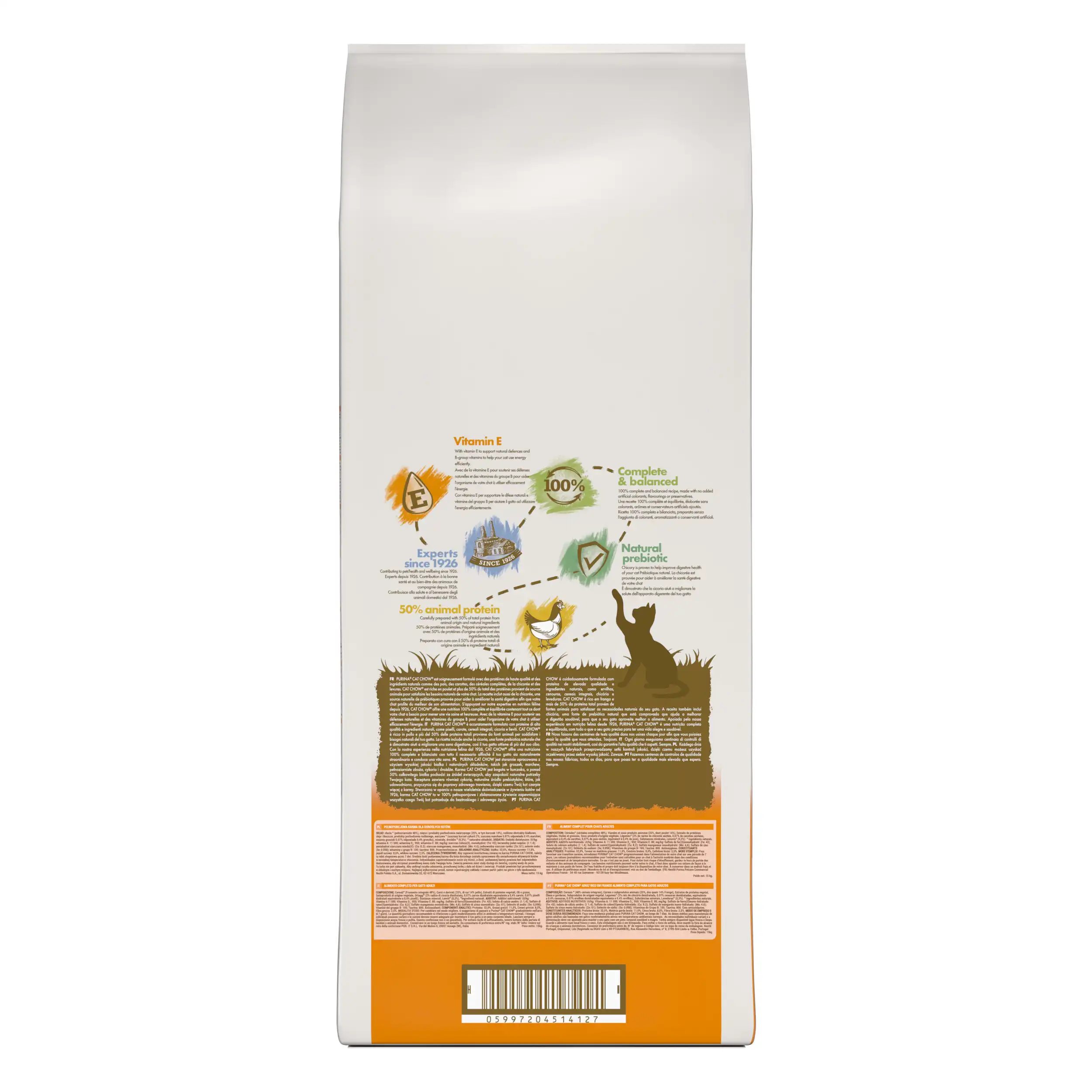 Purina Cat Chow Adult cu Pui Pisici 15kg