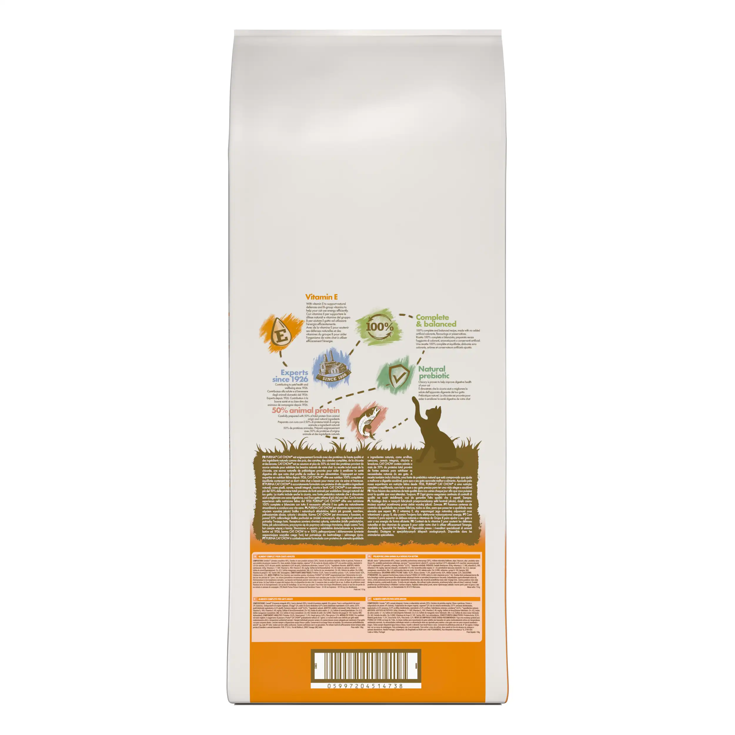 Purina Cat Chow Adult cu Somon Pisici 15kg