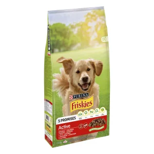 Purina Friskies Adult Active cu Vită Câini 15kg