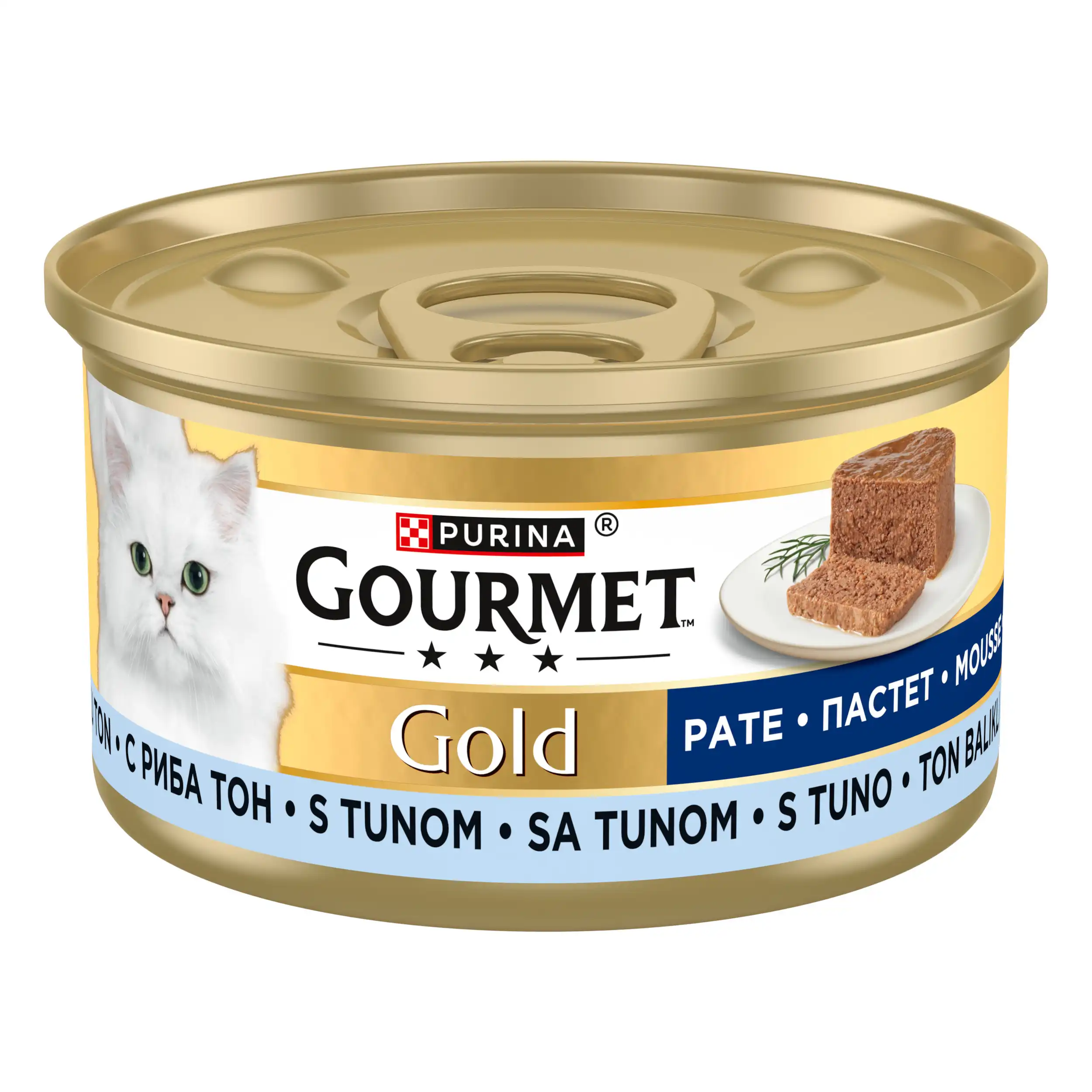 Purina Gourmet Gold Pate cu Ton Conservă de Pisici 85g