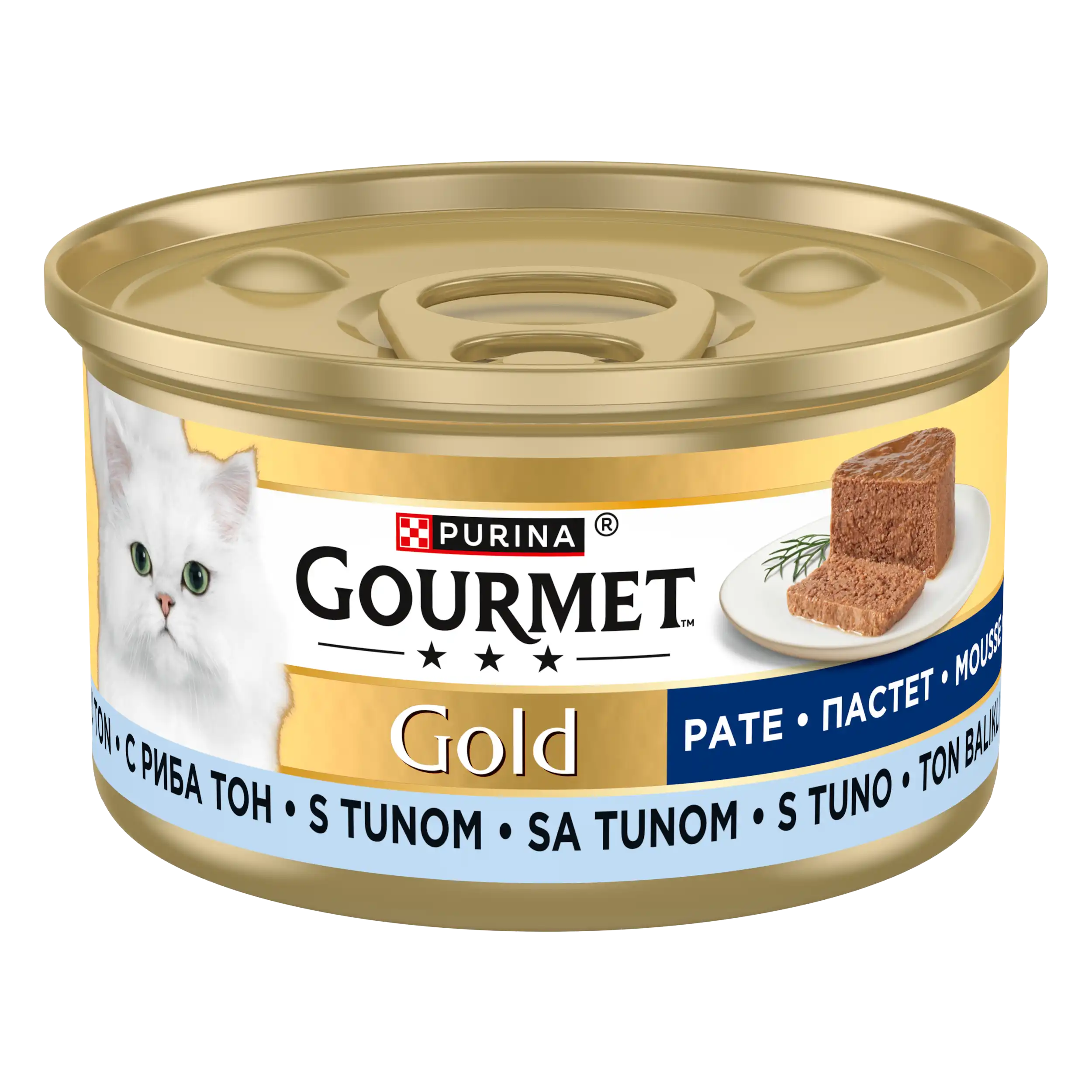 Purina Gourmet Gold Pate cu Ton Conservă de Pisici 85g