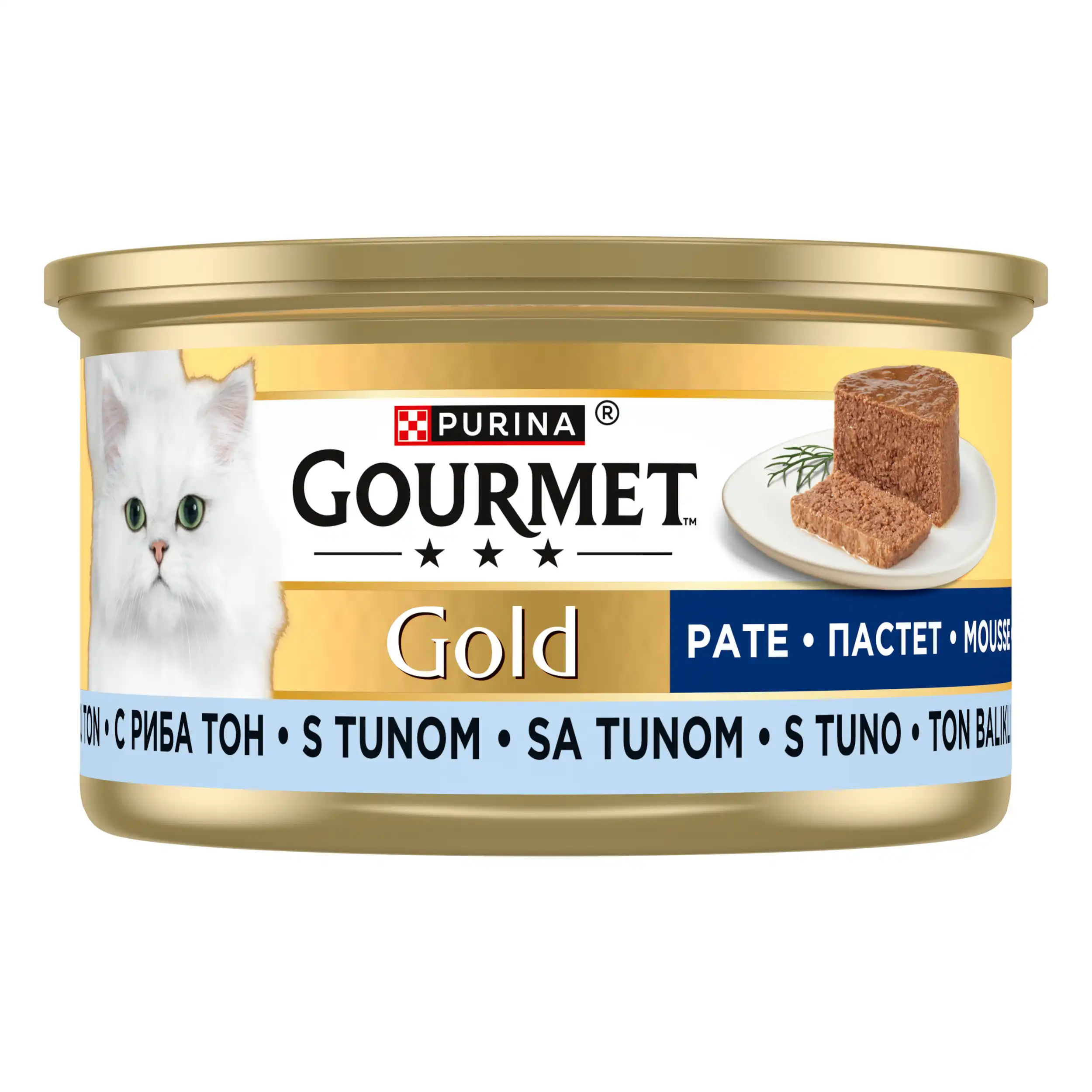 Purina Gourmet Gold Pate cu Ton Conservă de Pisici 85g