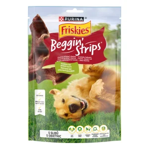 Purina Friskies Beggin' Strips cu Vită Câini 120g