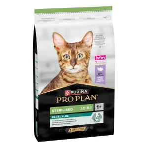 Purina Pro Plan Sterilised Adult 1+ Renal Plus Curcan Pisici 10kg