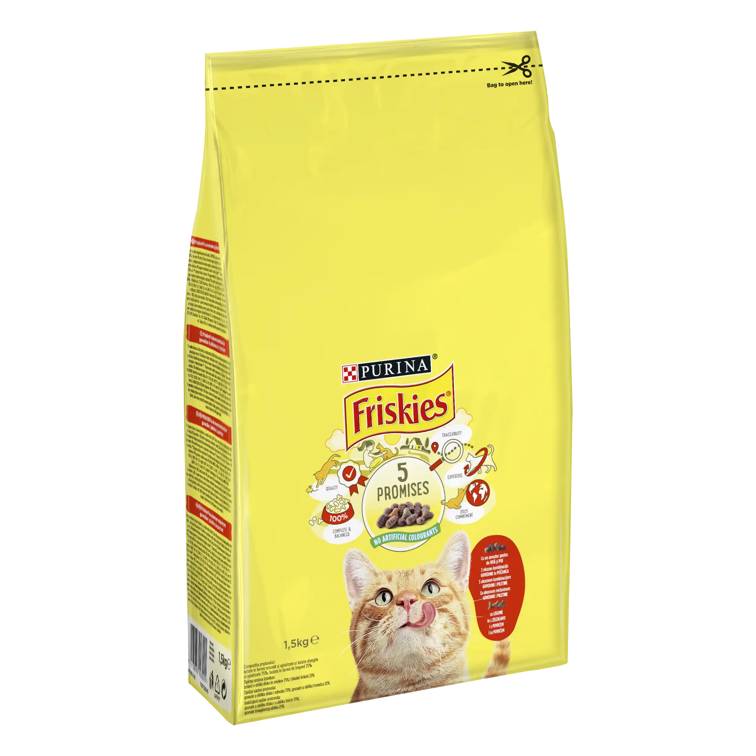 Purina Friskies Pisica Somon & Legume Pisici 1.5kg