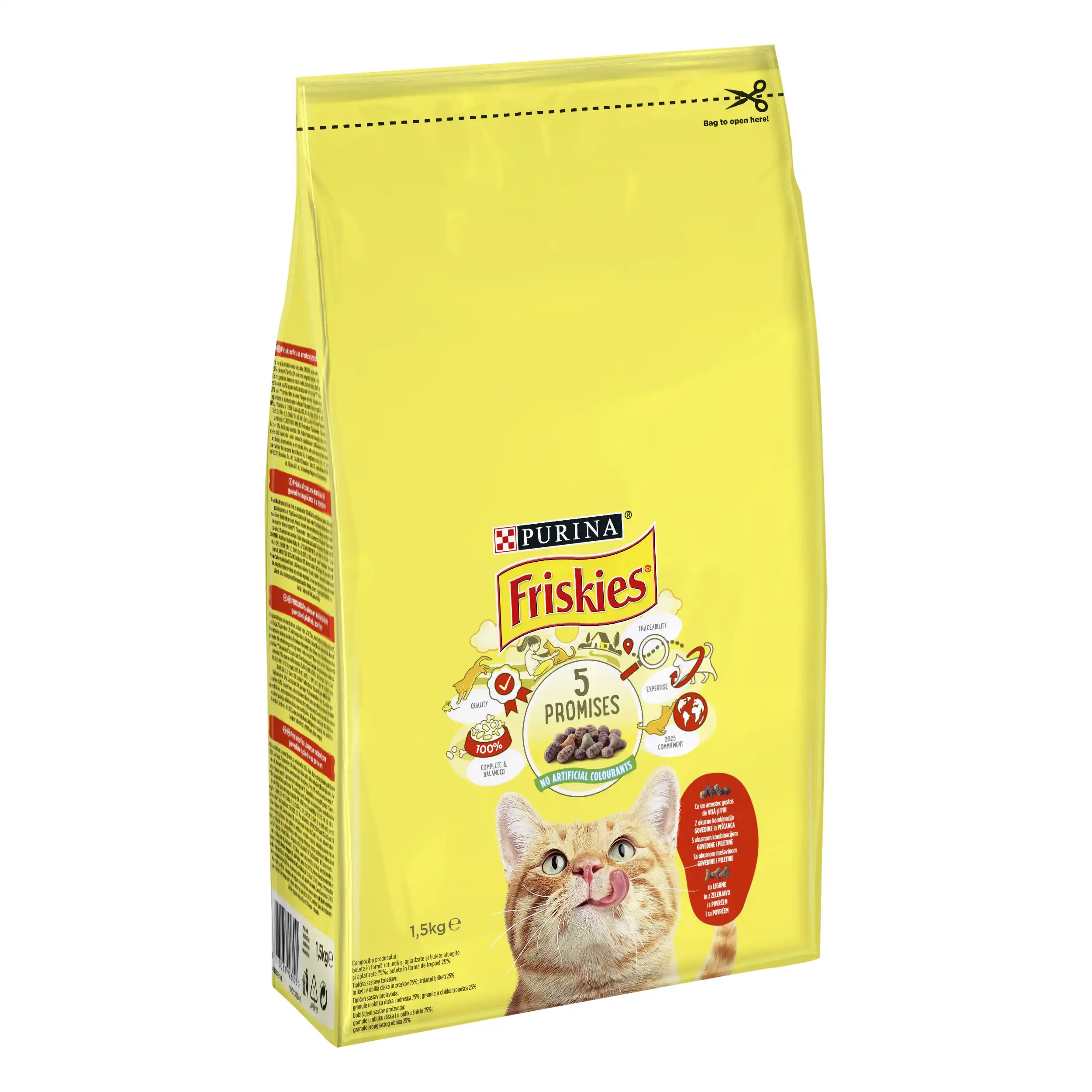 Purina Friskies Pisica Somon & Legume Pisici 1.5kg