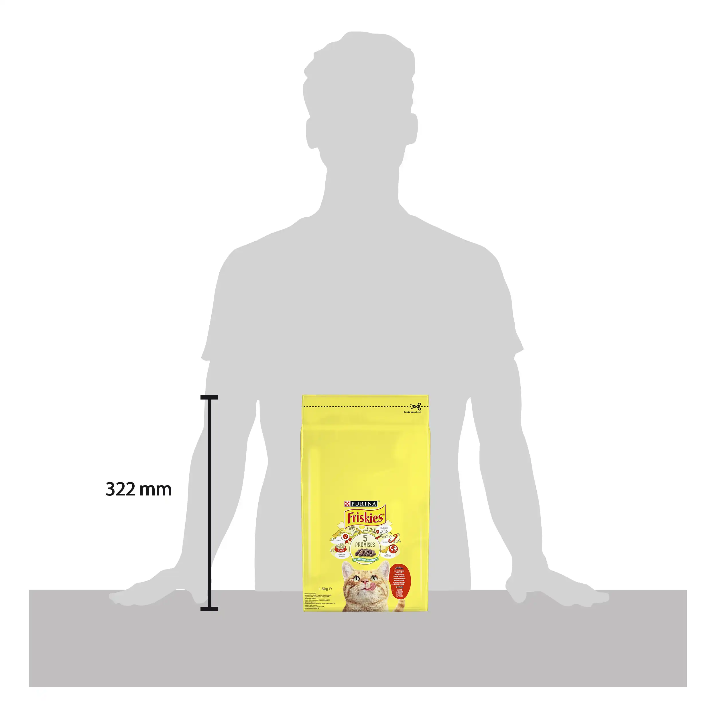 Purina Friskies Pisica Somon & Legume Pisici 1.5kg