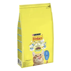 Purina Friskies Pisica Vită & Pui & Legume Pisici 1.5kg