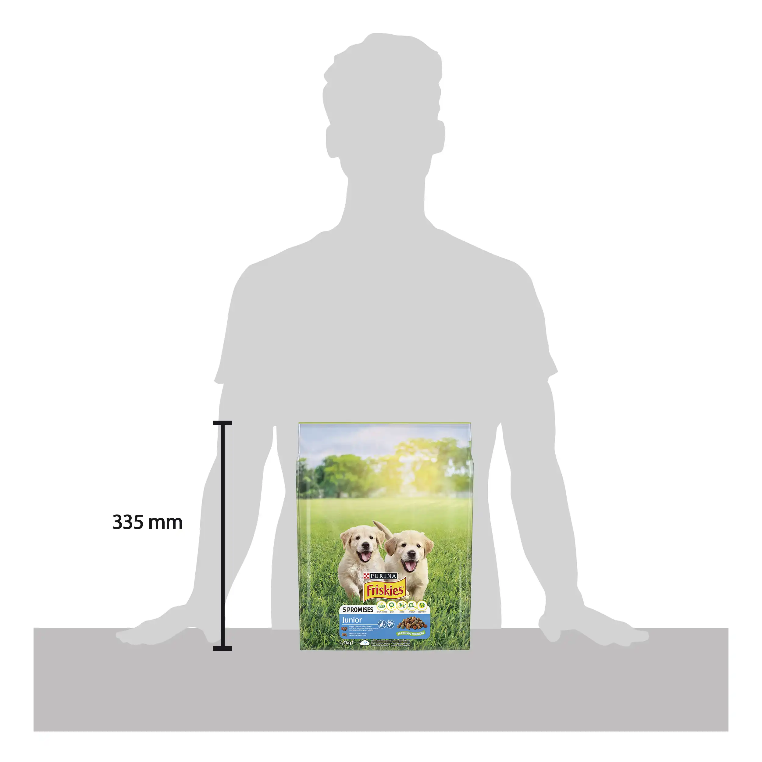 Purina Friskies Junior cu Pui și Legume Câini 2.4kg