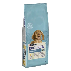 Purina Dog Chow Junior Talie Mare cu Curcan Câini 14kg