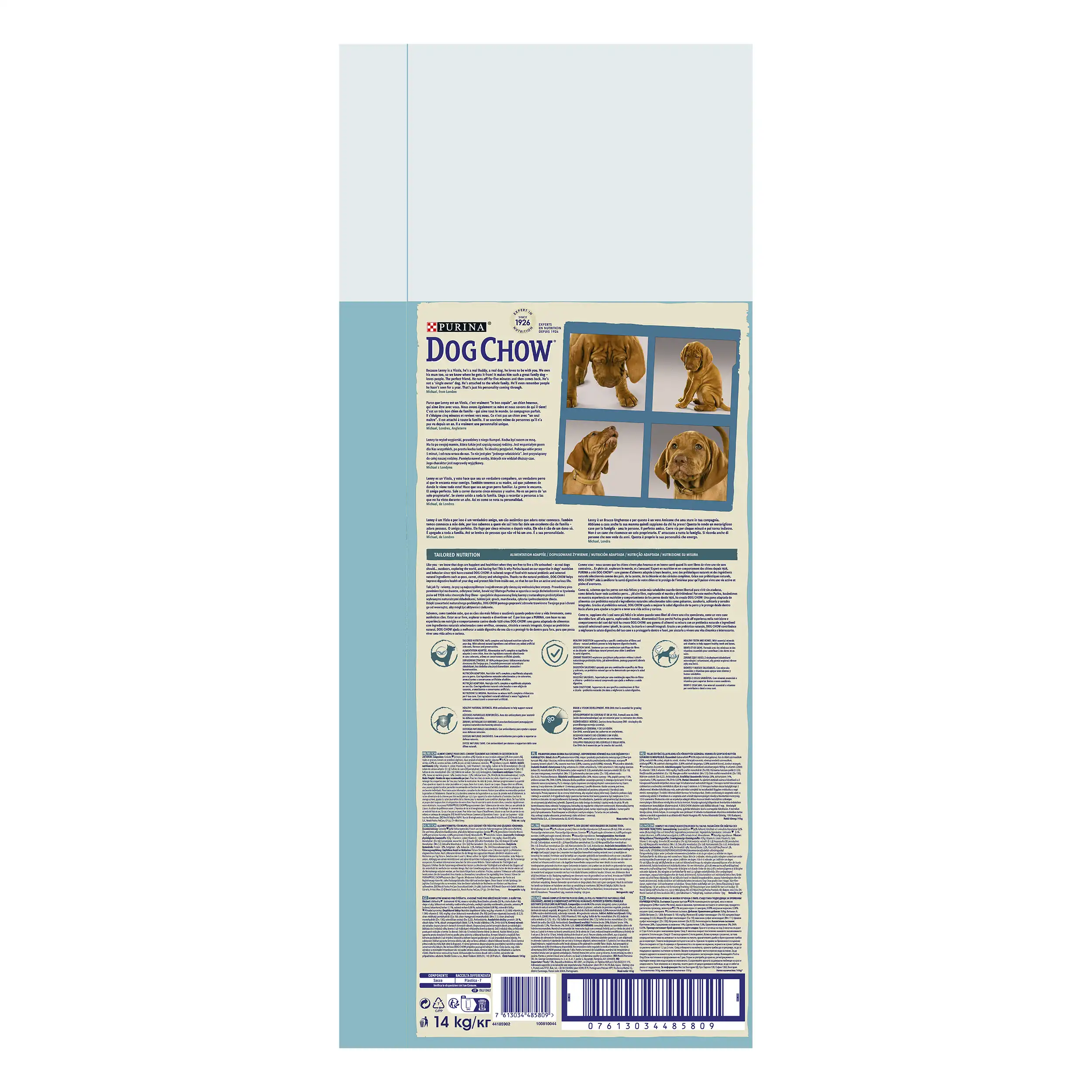 Purina Dog Chow Junior Talie Mare cu Curcan Câini 14kg