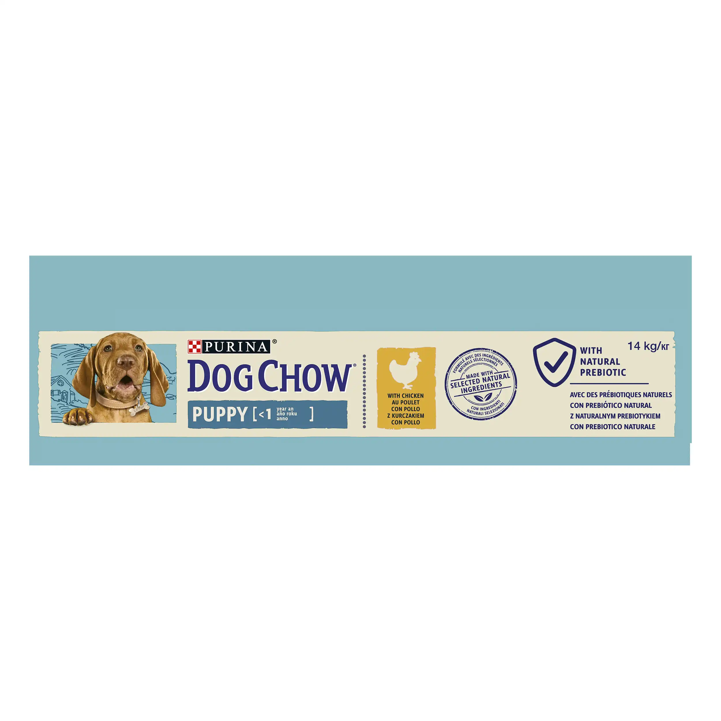 Purina Dog Chow Junior Talie Mare cu Curcan Câini 14kg