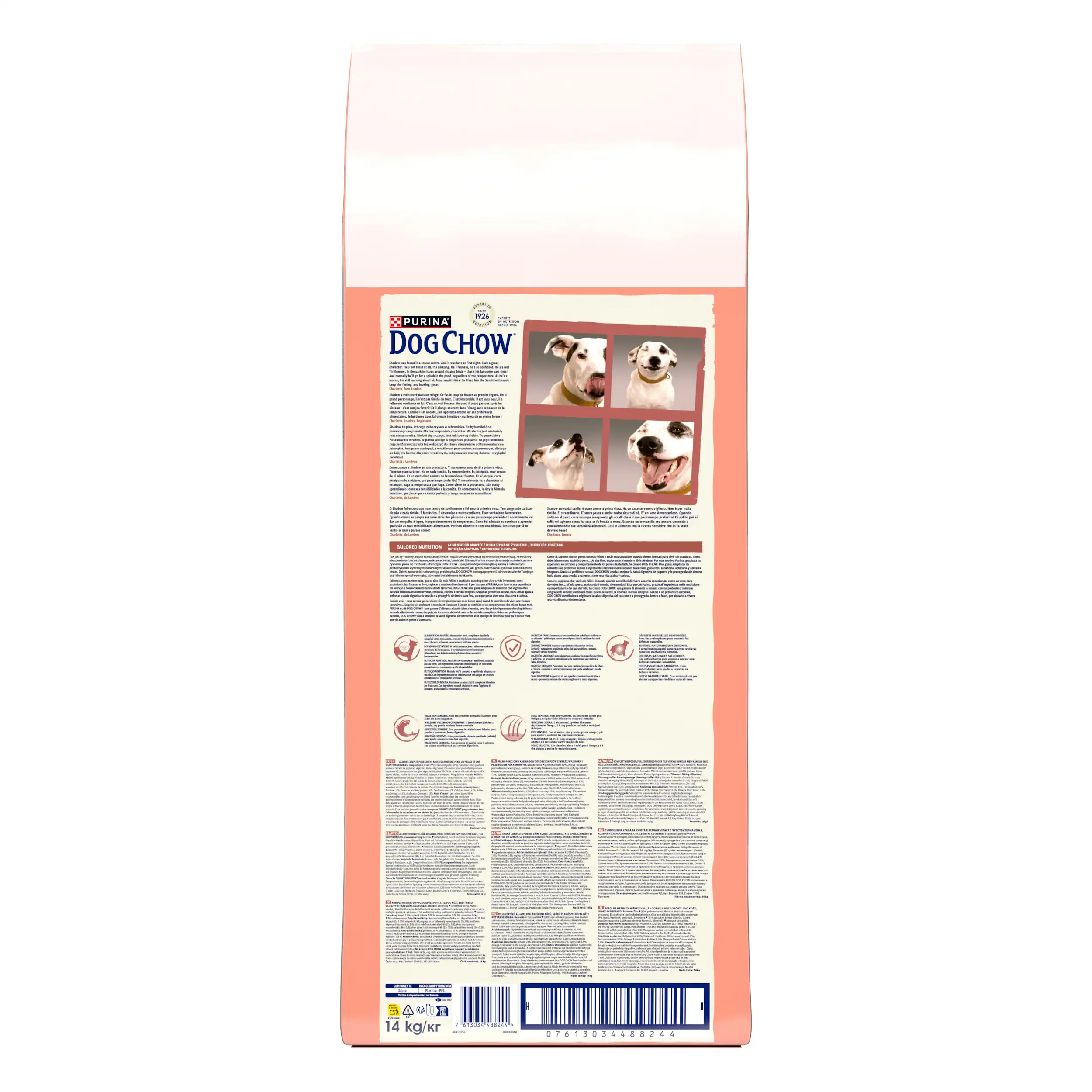 Purina Dog Chow Sensitive cu Somon Câini 14kg