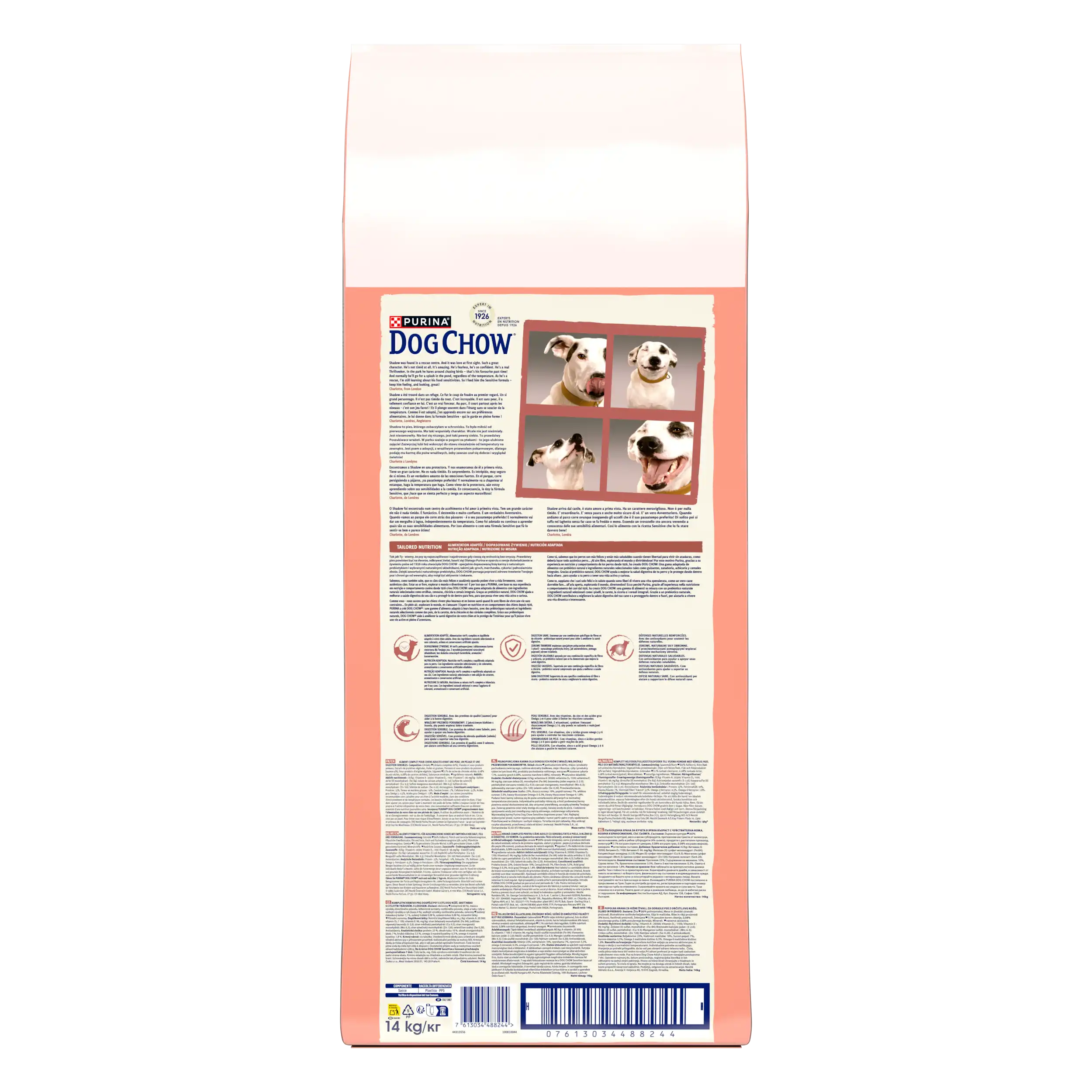 Purina Dog Chow Sensitive cu Somon Câini 14kg