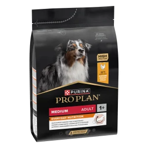 Purina Pro Plan Adult Everyday Nutrition Talie Medie Pui Câini 3kg
