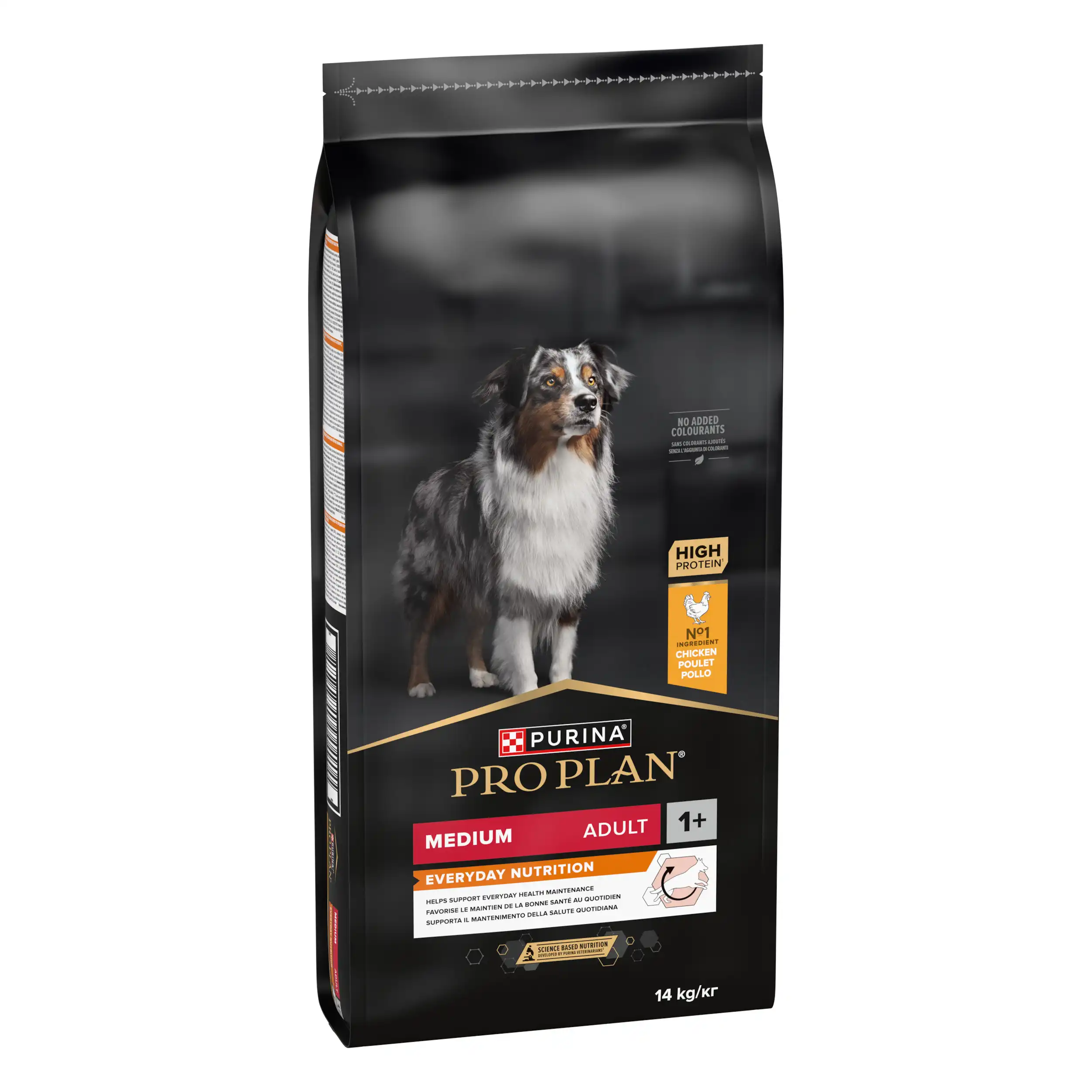 Purina Pro Plan Adult Everyday Nutrition Talie Medie Pui Câini 14kg
