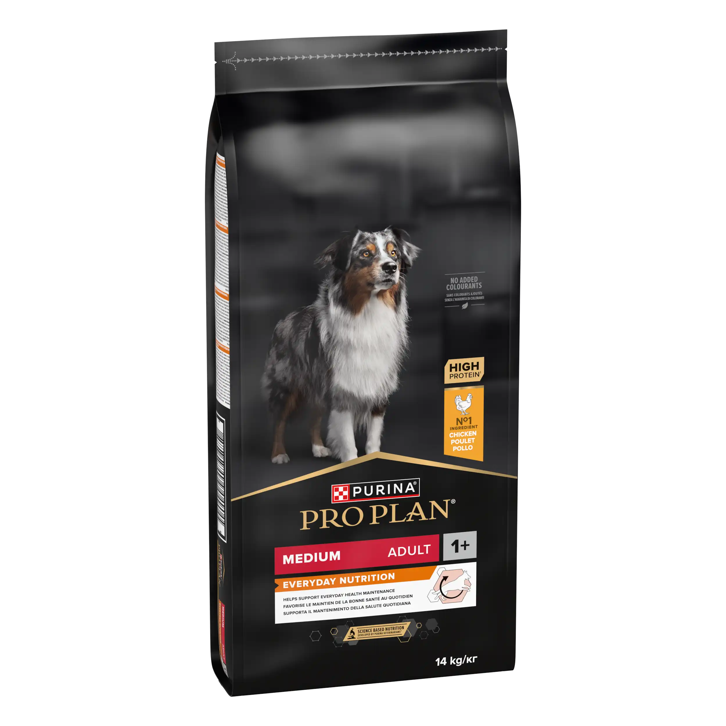 Purina Pro Plan Adult Everyday Nutrition Talie Medie Pui Câini 14kg