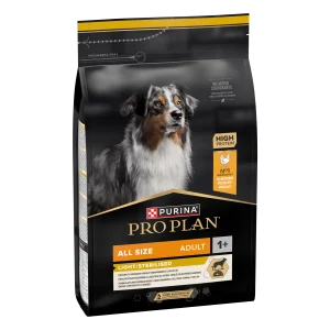 Purina Pro Plan Adult Light / Sterilised Toate Taliile Pui Câini 3kg