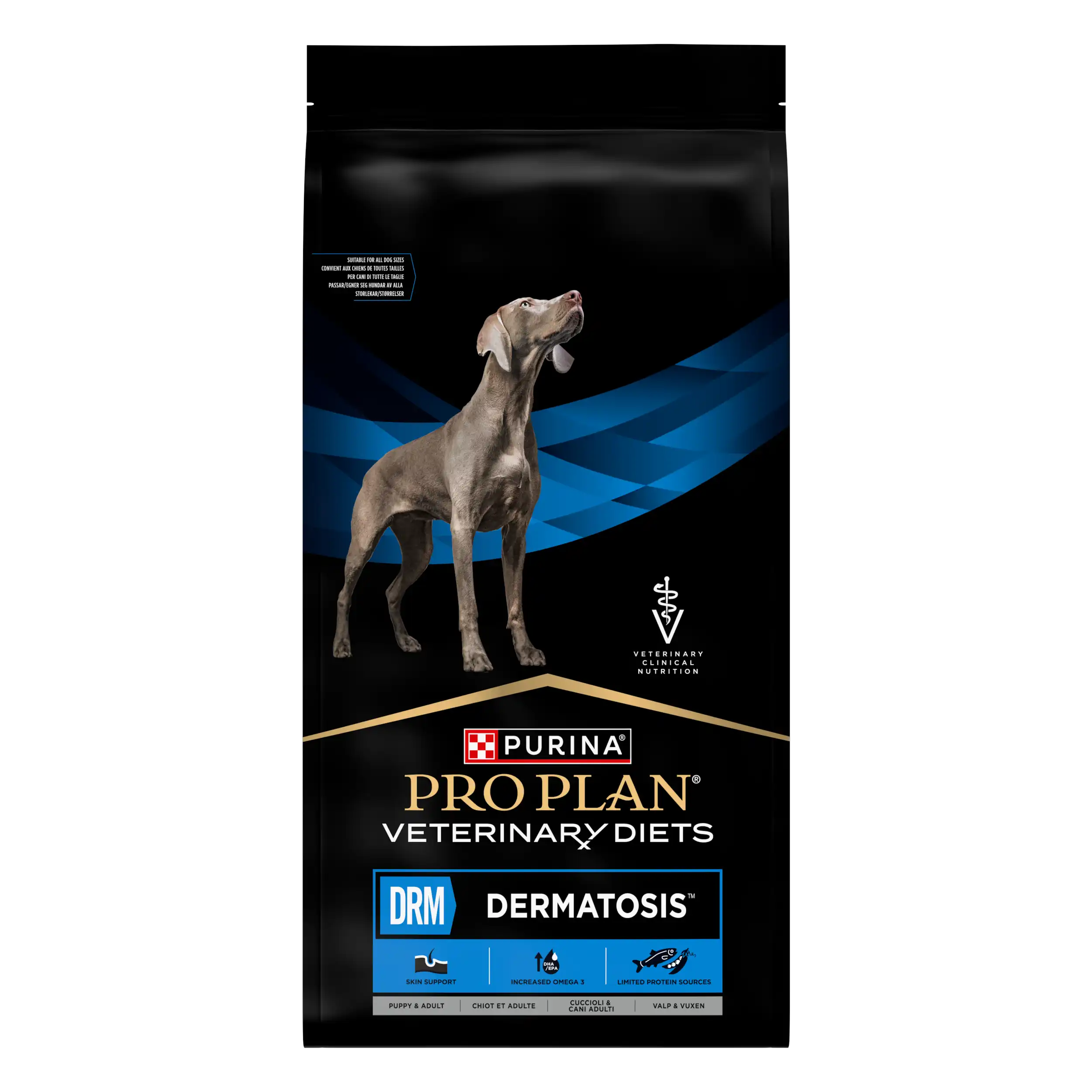 Purina Pro Plan Veterinary Diets DRM Dermatosis Câini 12kg
