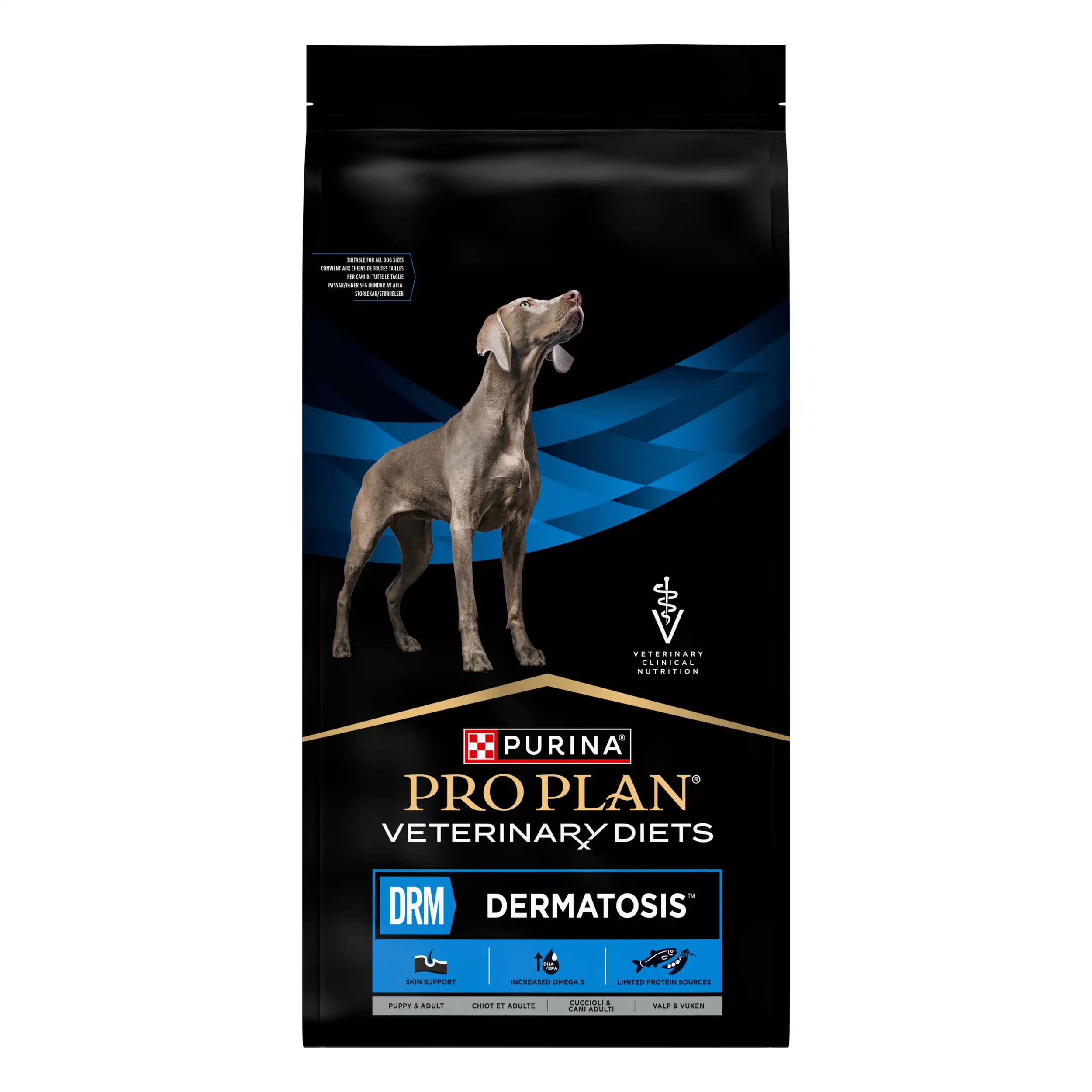 Purina Pro Plan Veterinary Diets DRM Dermatosis Câini 12kg