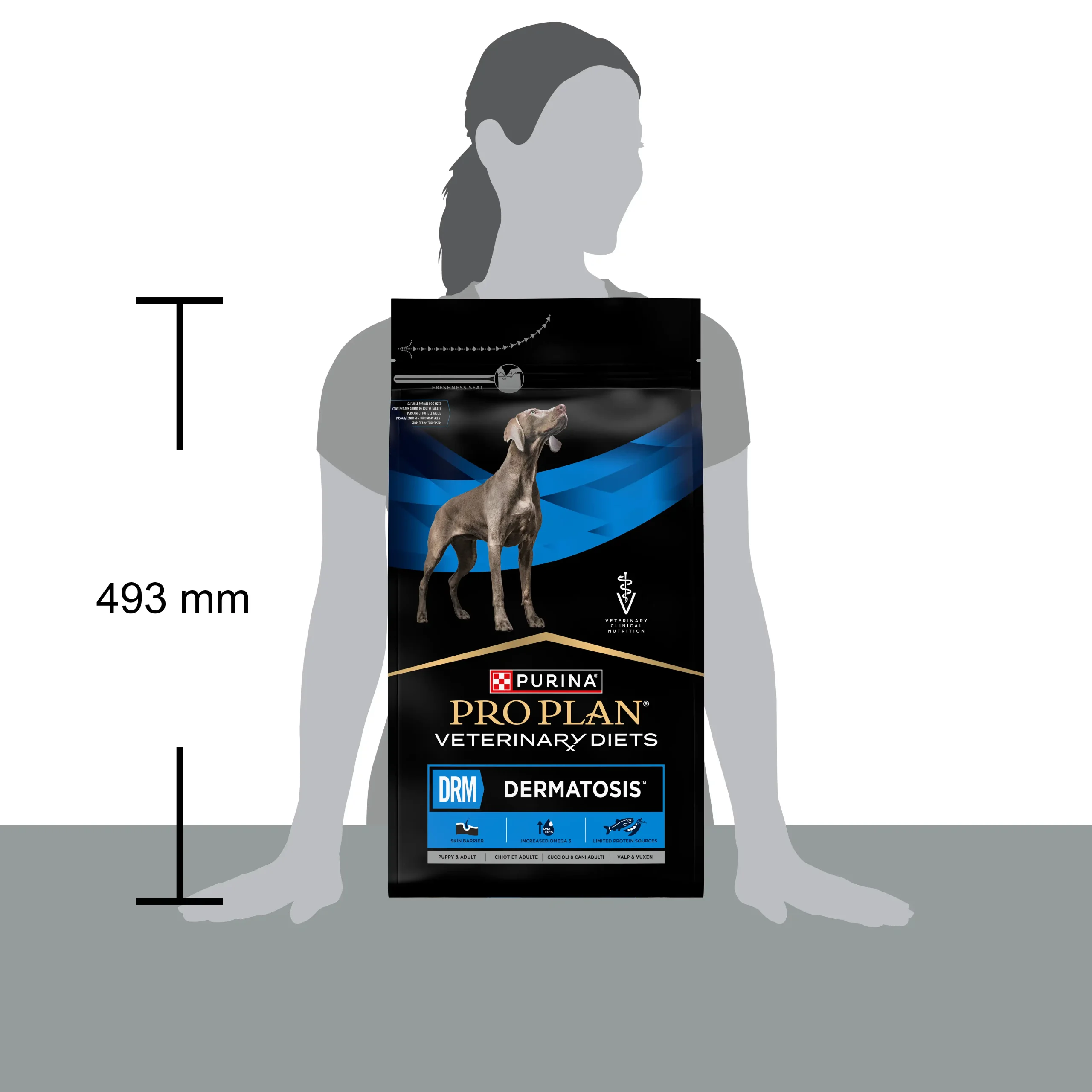 Purina Pro Plan Veterinary Diets DRM Dermatosis Câini 3kg