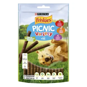 Purina Friskies Picnic Variety cu Vită Pui Miel Câini 126g