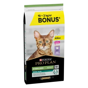 Purina Pro Plan Strls Renalcattrky12kgpr10+2kgxe Pisici 12kg