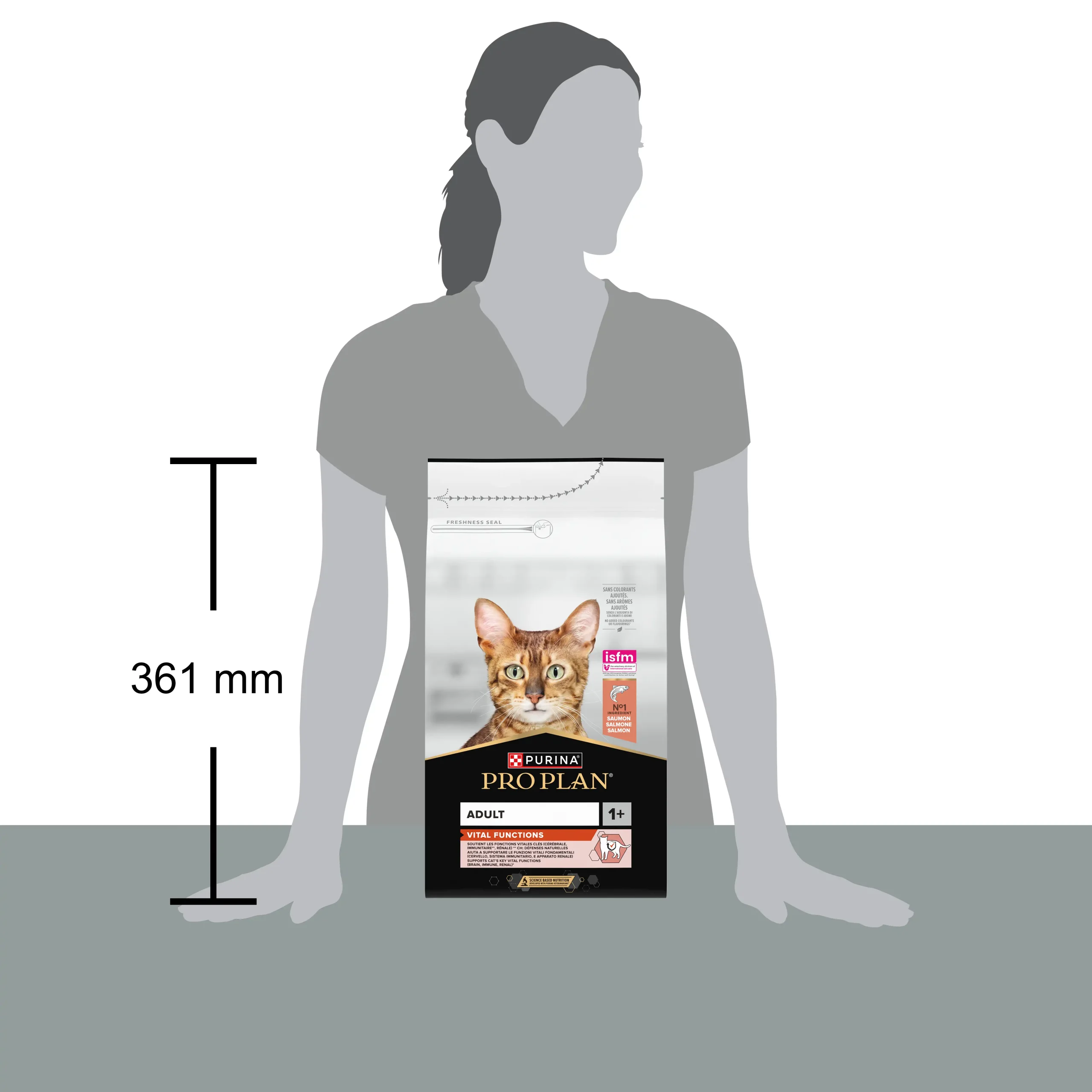 Purina Pro Plan Adult 1+ Vital Functions Somon Pisici 1.5kg