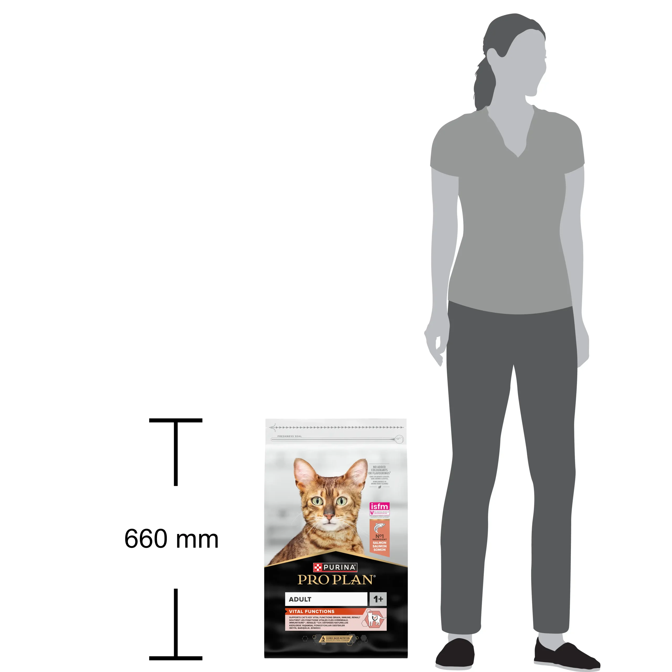 Purina Pro Plan Adult 1+ Vital Functions Somon Pisici 10kg