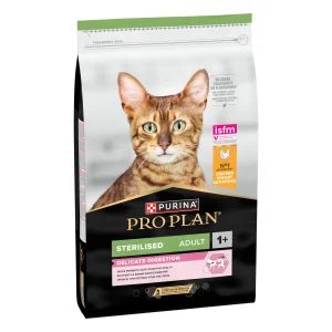 Purina Pro Plan Sterilised Adult 1+ Delicate Digestion Pui Pisici 10kg