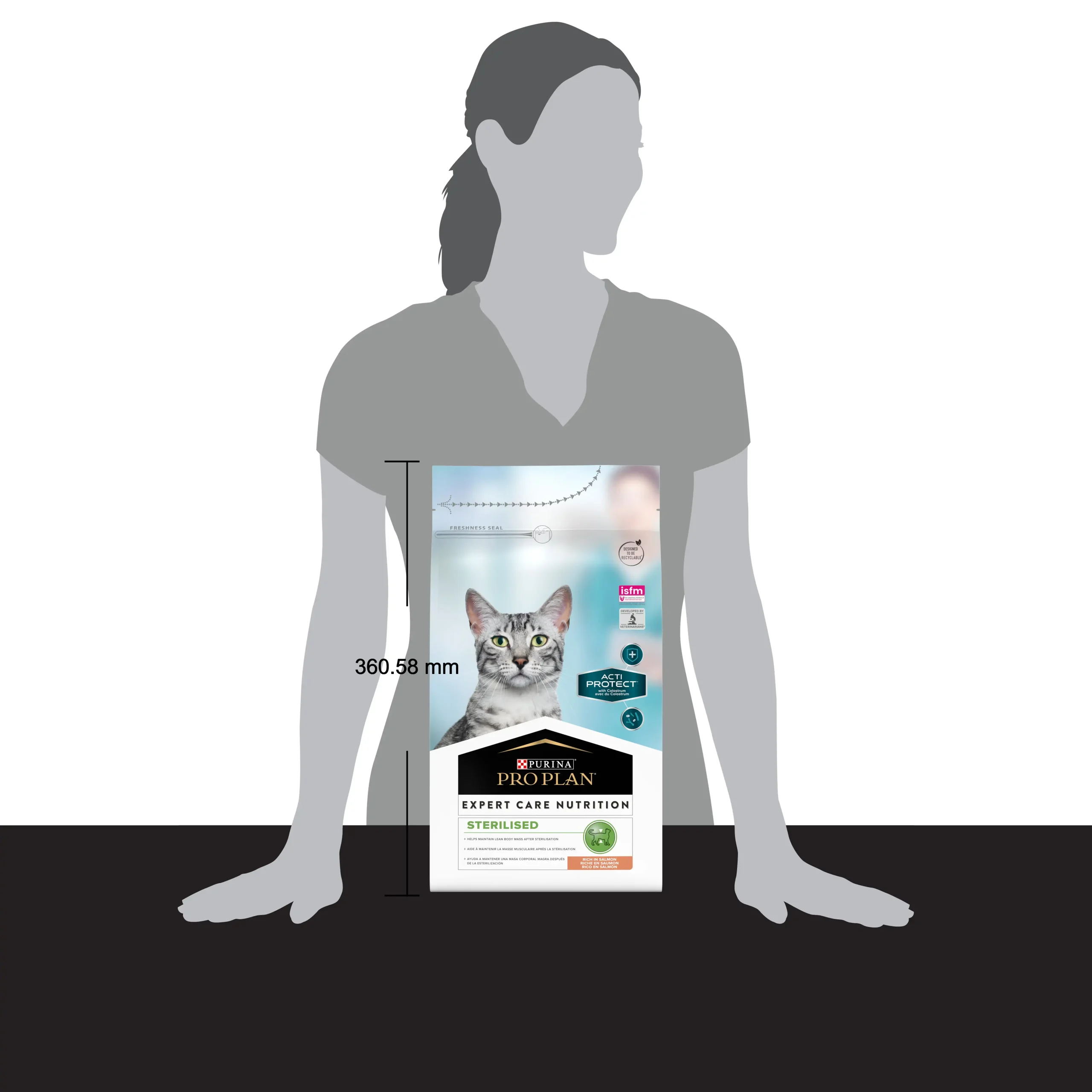 Purina Pro Plan Expert Care Nutrition Sterilised Somon Pisici 1.5kg