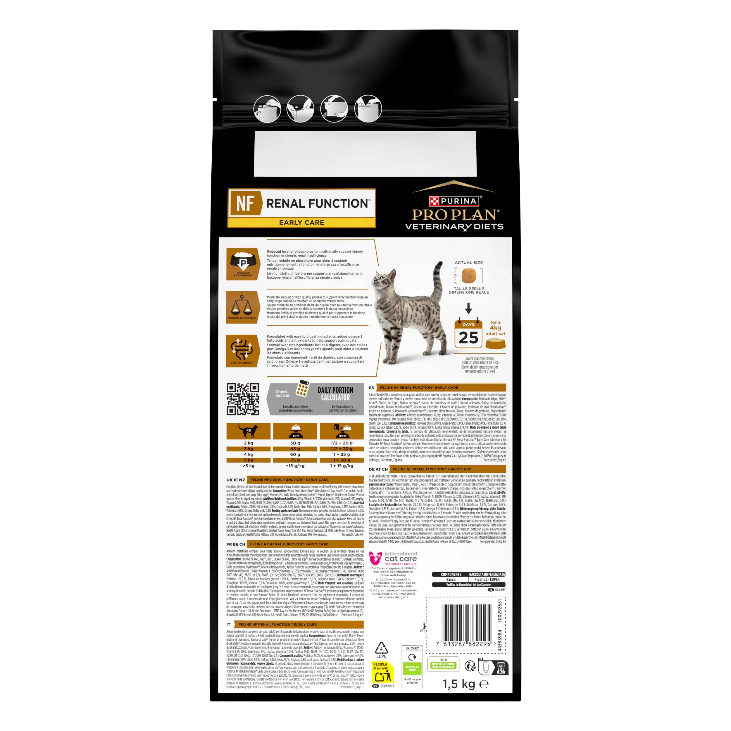 Purina Pro Plan Veterinary Diets NF Early Care Renal Function Pisici 1.5kg