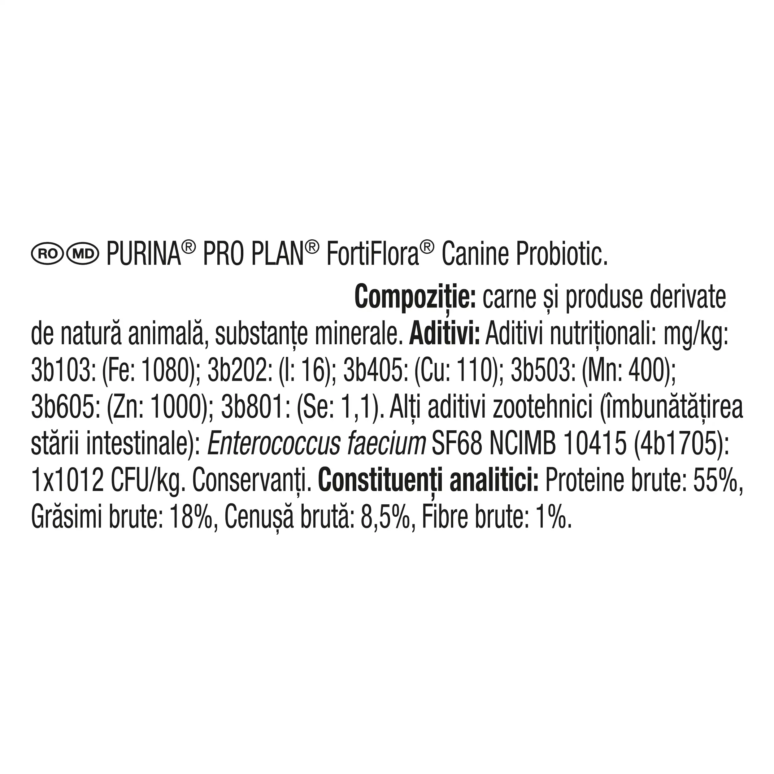 Purina Pro Plan Veterinary Diets Fortiflora Canine Supliment Veterinar Câini 30g