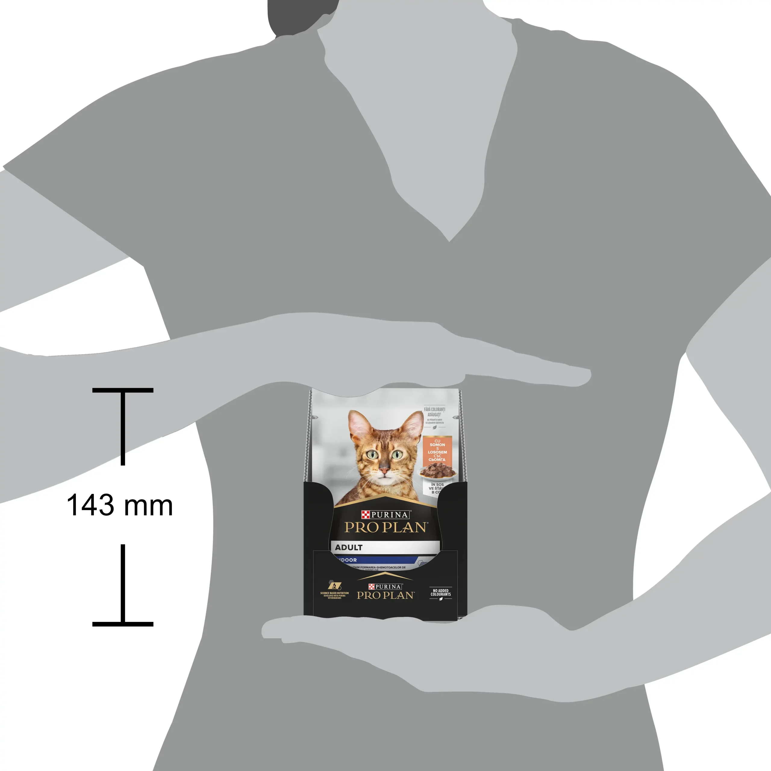 Purina Pro Plan Indoorcu Somon în Sos Pisici 85g