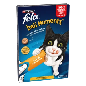 Purina Felix Deli Moments Pui Recompense Lichide Pisici 40g