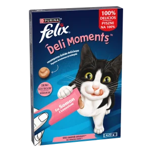 Purina Felix Deli Moments Somon Recompense Lichide Pisici 40g
