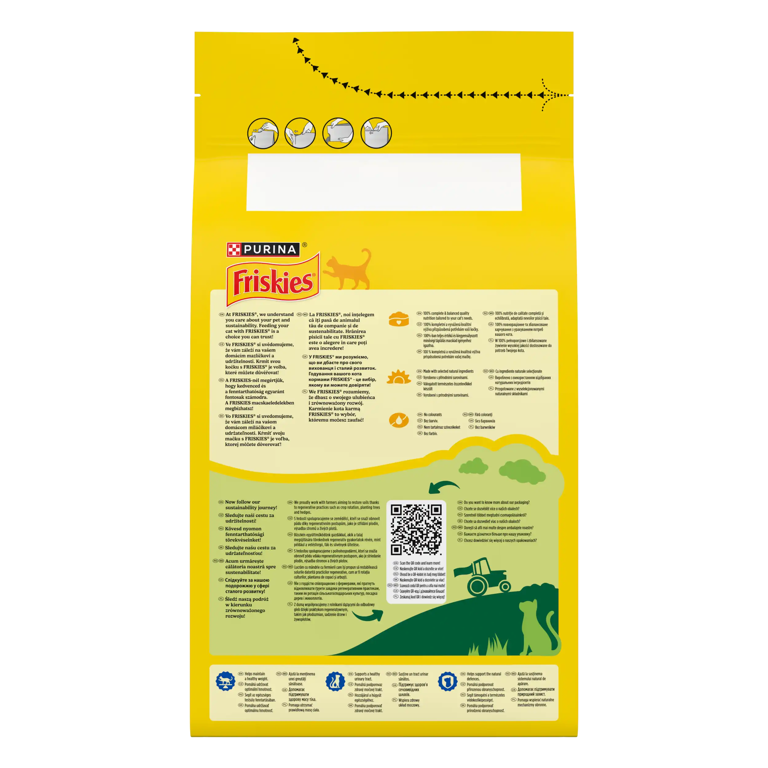 Purina Friskies Sterilized cu Somon și Legume Pisici 1.5kg