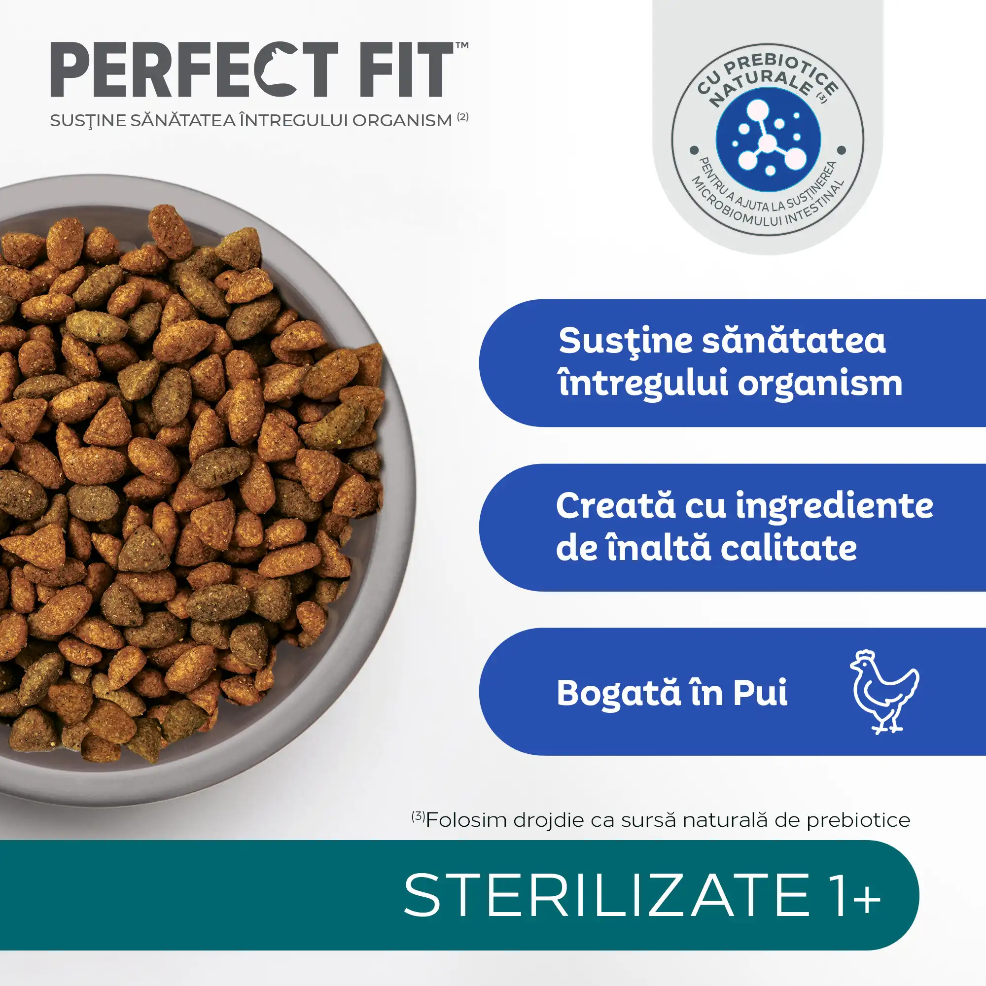 Perfect Fit Hrană Uscată Pui Pisici Sterilizate 750g - imagine 4