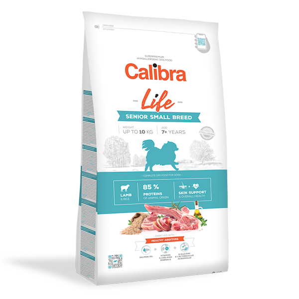 Calibra Dog Life Senior Small Breed Lamb 6 kg