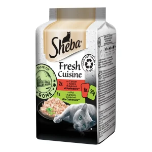 Sheba Taste of Rome hrana umeda pisici adulte curcan pui 6x50g premium