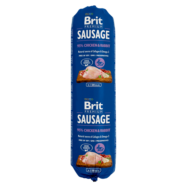 Salam Brit cu Pui & Iepure 800 g